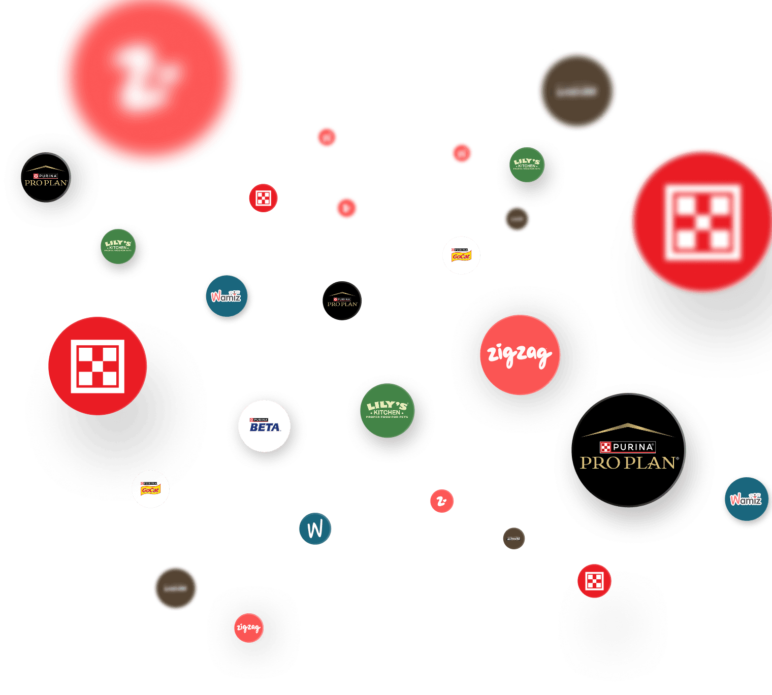 floating logos