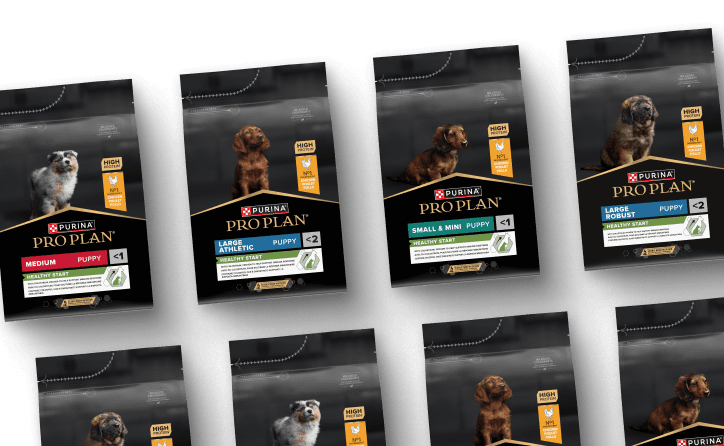 Purina Pro Plan food carousel